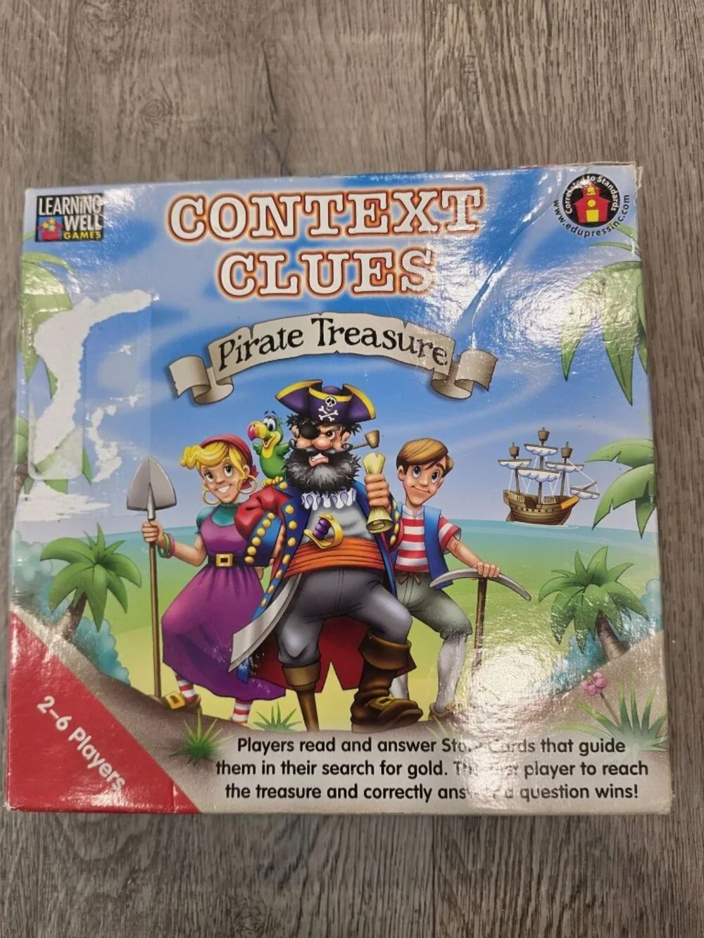 Context Clues Pirate Treasure Reading Skill Game 2-6 Players RL 2.0-3.5 Learning